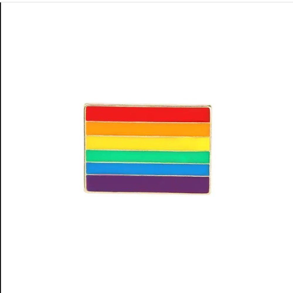 Rainbow Pride Flag Enamel Pin, NEW 🏳️‍🌈